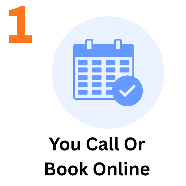 Book Online or Over the Phone