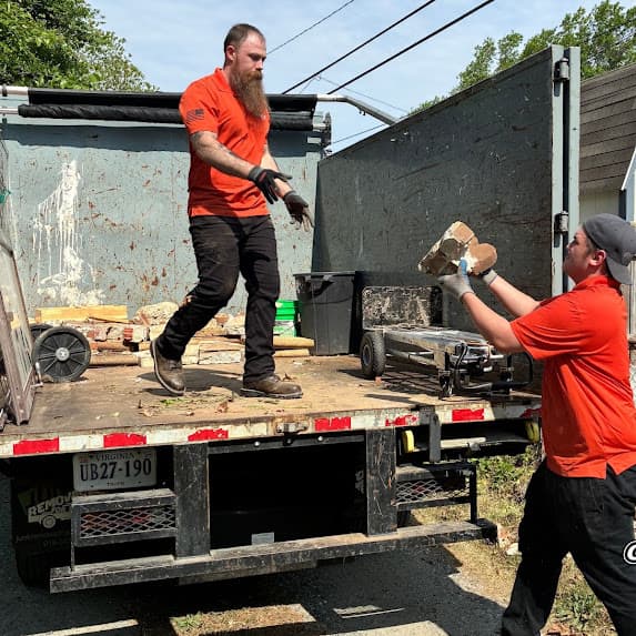 Construction debris removal in Richmond