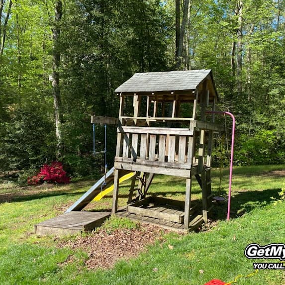 Playground set removal service in Richmond